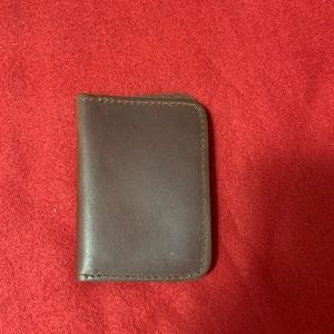 Portland Leather Goods Card Holder—Brand New—Dark Brown